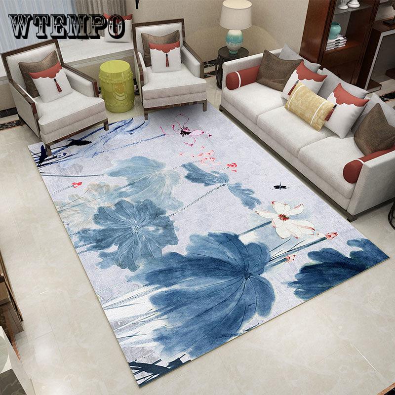 living room carpet High-density mat European style sofa coffee table blanket bedroom bedside