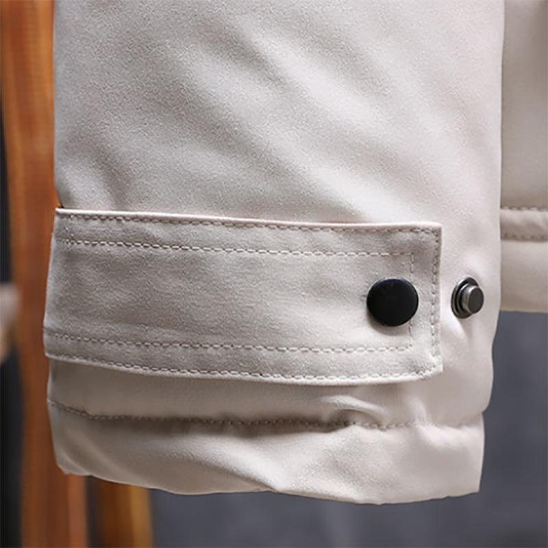 Men's Cotton Jacket Winter Trend Thickening Plus Velvet Padded Jacket Korean Loose Cotton Jacket Men