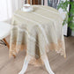 Lace Nordic Minimalist Style Tablecloth Light Luxury Rectangular Round Table Blue Small Round Tablecloth Chinese Coffee Table Cover Cloth Towel