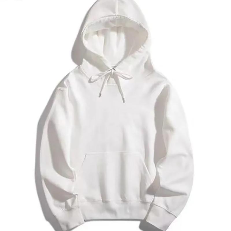 Hooded Sweater Men With Same Solid Color Loose Clothes Sweatedhirts Autumn Large Size Hedging Plus Velvet Thick All-match