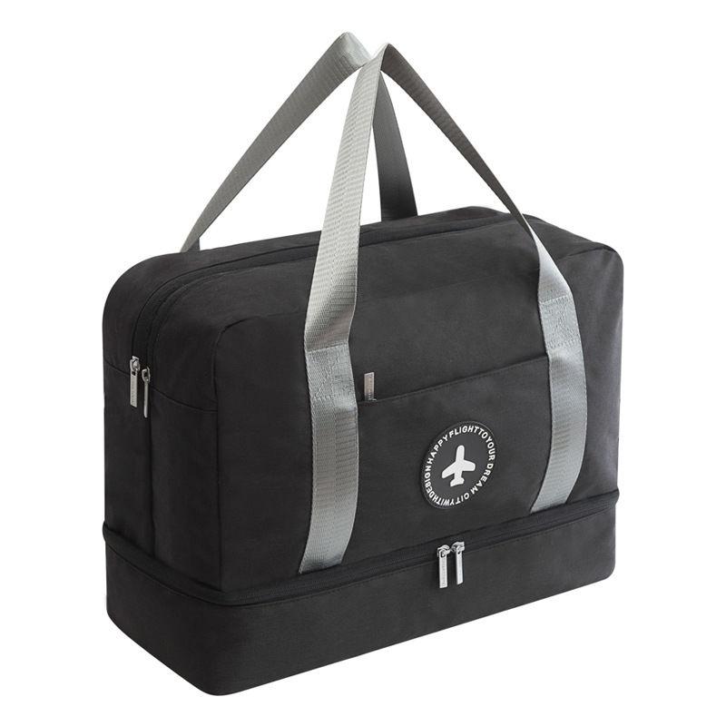 Unisex Sports Travel Functional High Capacity Dry and Wet Separation Swimming Beach Storage and Portable Bag