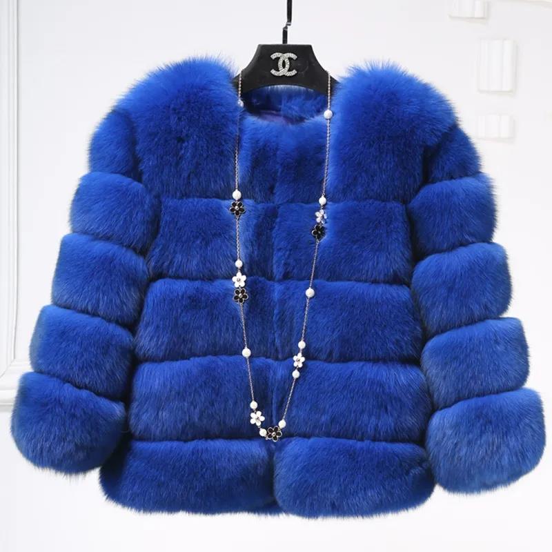 2021 New Faux Fur Coat Women's Autumn and Winter Fashion Temperament Coat Ladies Warm Vest