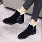 Women's Snow Boots Plus Velvet Padded Short Boots Cotton Shoes Thick Heel Non-slip Cotton Boots