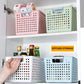 4PCS Desktop Plastic Storage Basket Kitchen Sundries Storage Box Toy Storage Box Home Storage Small Basket Bathroom Toiletries Storage Basket