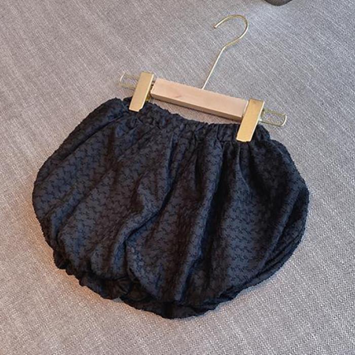 Children's Pants Summer Girls' Shorts Loose Bract Pants Korean Solid Casual Pants Lantern Pants Pumpkin Pants
