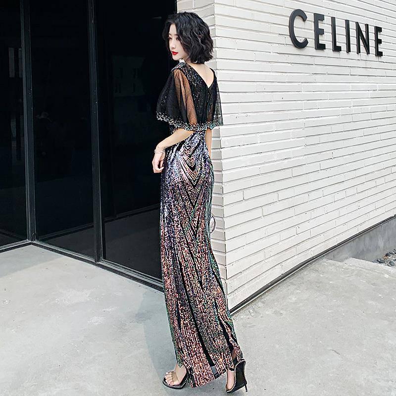 Evening Dress Women's Banquet Elegant Evening Dress High-end Luxury Premium Texture Fishtail Dress