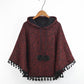 Fashion Women Coat and Capes Pullover Cape Women Winter Wraps Shawl Knitted Cloak Ponchos Women Autumn Winter