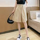 Thin Section Five-point Pants Women's Summer High Waist Pants Skirt Loose Straight Pants Casual Shorts