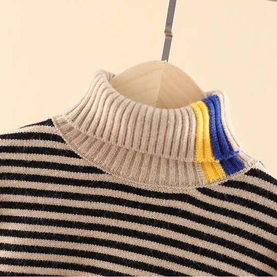 Baby Girls Winter Turtleneck Sweater Colthes Boys Children Clothing Pullover Knitted Kids Sweaters