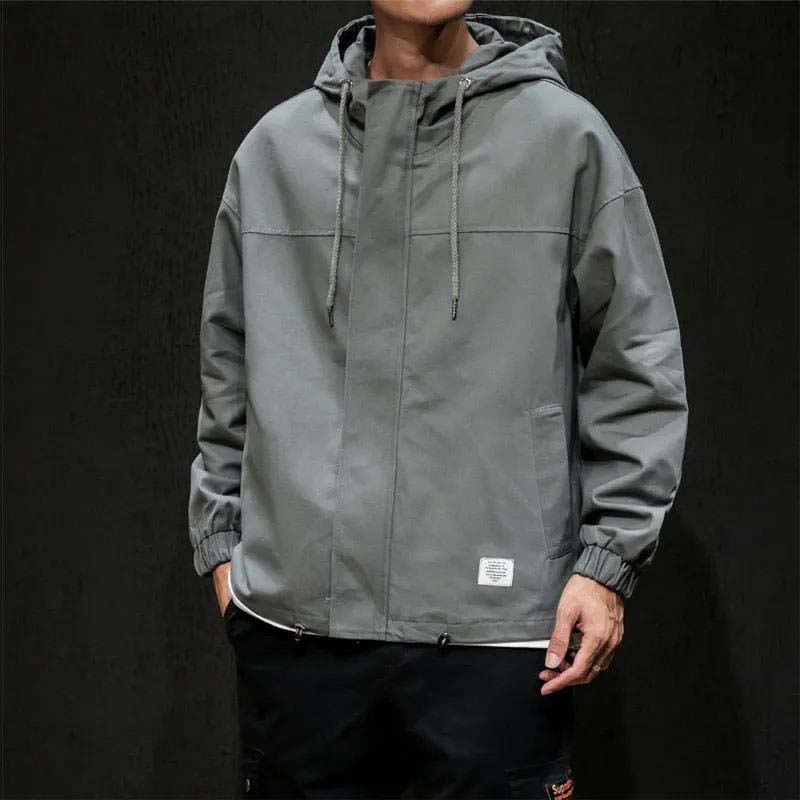 Men Fall and Winter Jacket Fitted Jacket Male Work Loose Retro Coat Jacket