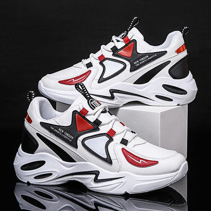 Jogging shoes Korean shoes father shoes fashion trend wild men's sports shoes large size comfortable