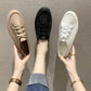 Women Flats 2020 Arrival Antiskid Lace Up Round Toe Casual Shoes Outdoor Water Proof Comfortble Soft Women Jelly Shoes