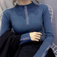 Autumn and Winter Thickening Imitation Diamond Wool Sweater Long-sleeved Casual Slim Half High Neck Ladies Sweater