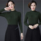 Winter Women's Woolen Sweater  Thickened Warm Turtleneck Sweater Slim Cashmere Sweater Jumper Tops