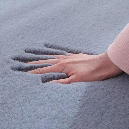 Thicken Encrypted Rabbit Fur Carpet for Bedroom Living Room Home Simple Room Mat
