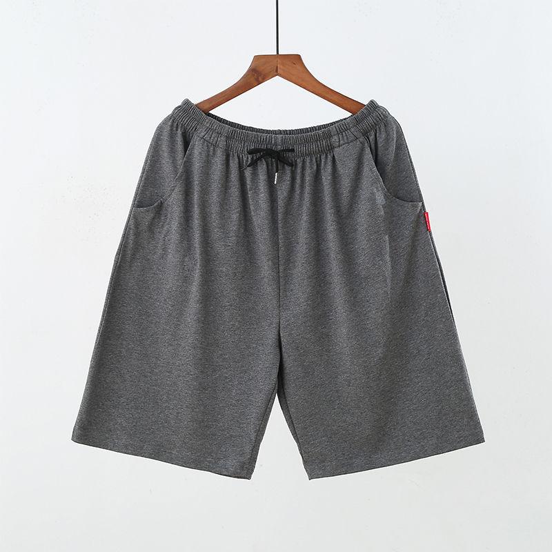 Men's Summer Shorts Cotton Home Loose Five-point Beach Pants