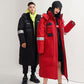 2021 Over-the-knee Long Down Jacket Women's Winter Mid-length Tooling Thickened Korean Couple Wear Winter Jacket