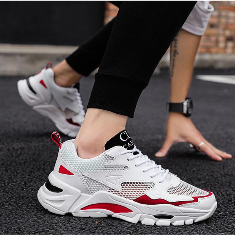 Men's Shoes Spring Wild Youth Casual Shoes Sports Trend Boys Net Red Daddy Shoes Men