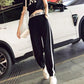 Fashion Slim Ins Spring and Summer Casual Sports Bottoming Nine-point Pants Female Korean Students Loose