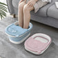 Foldable Foot Soaking Bucket Over The Calf Footbath with Lid Household Footbath Bucket Footbath Massage To Relieve Fatigue Foot Washing Bucket