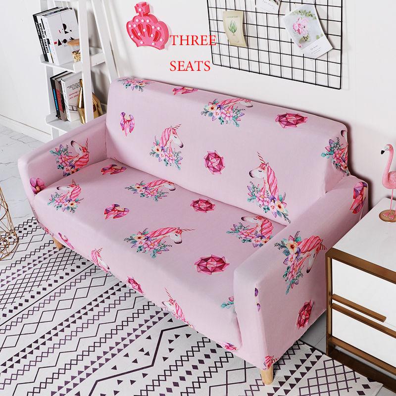 Green Leaf Sofa Cover Elastic Stretch Slipcover Living Room Couch Cover