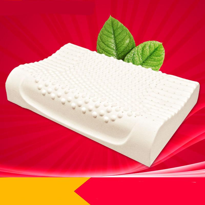Natural Rubber Pillow Core Latex Pillow Adult Cervical Protection Wolf Tooth Pillow Comfort Memory Foam Pillow Orthopedic Pillow Neck Rest Pillows