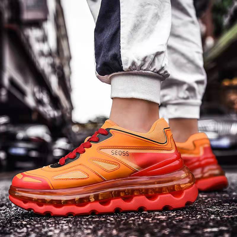 Basketball Shoes Air Cushion Running Shoes Non-slip Wear Resistant Shoes Men's Sneakers