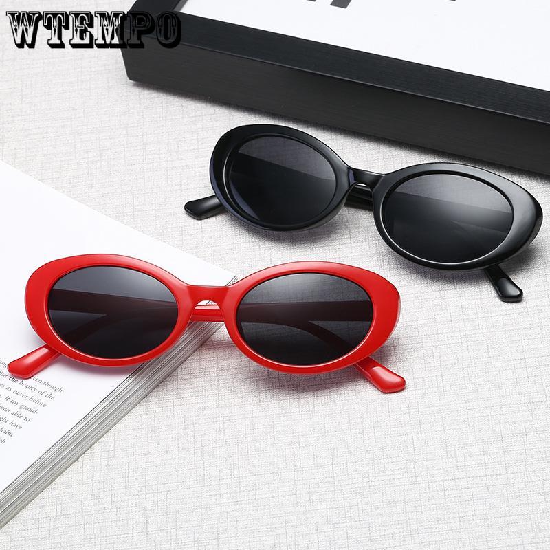 WTEMPO Sunglasses oval lens frame sunglasses women's UV400 protection eyewear