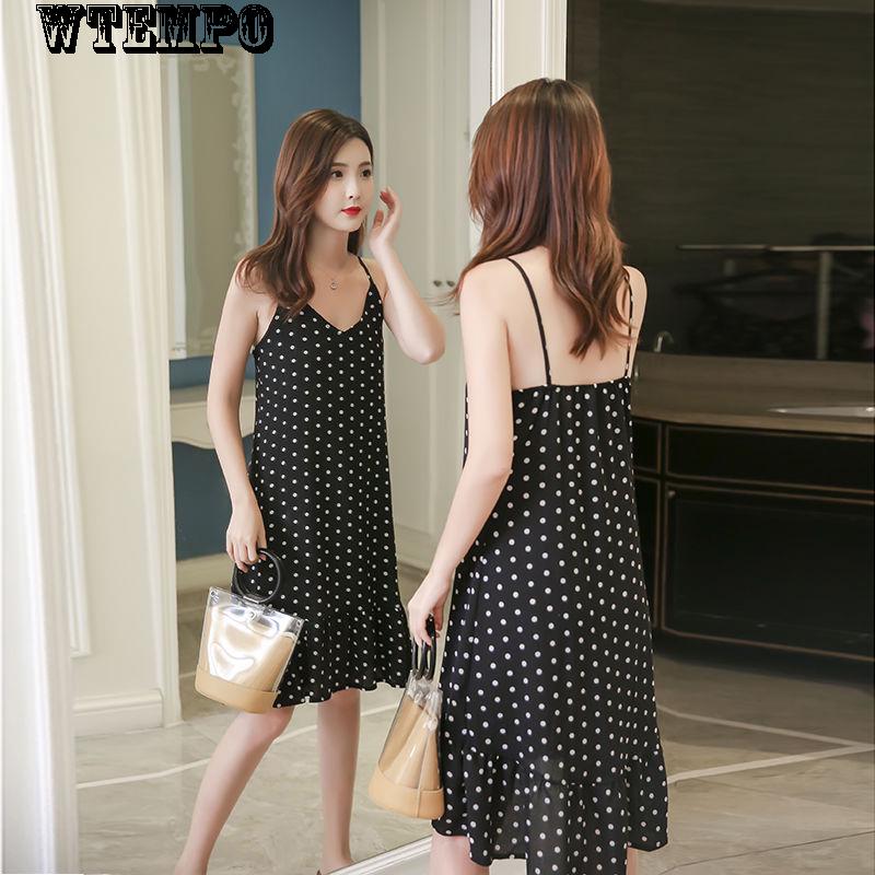 Fashion floral dress skirt female summer long section ruffled bottom strap dress chiffon