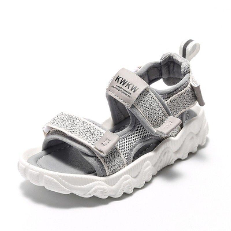 Children's Sandals Men's Summer Boys' Shoes Sandals Soft-soled Non-slip Breathable  Lightweight Beach Shoes