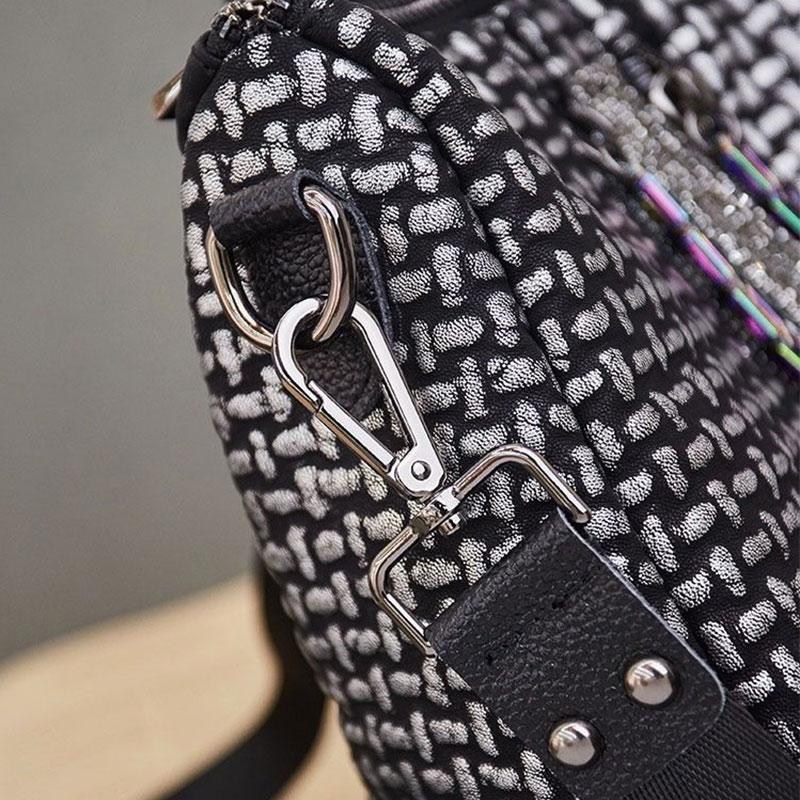 Soft Leather Backpack Ladies Casual Versatile Leather Backpack Lightweight Travel Bag