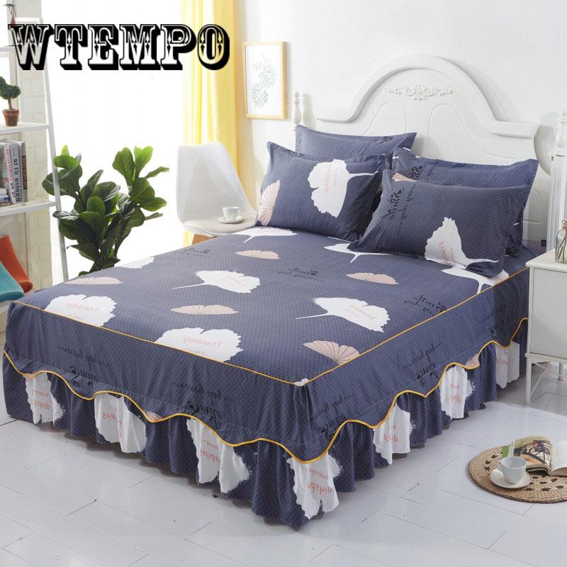 3 Pcs Set Sheet Set Cotton Home Textile Polyester Mattress Covers Pillow Case