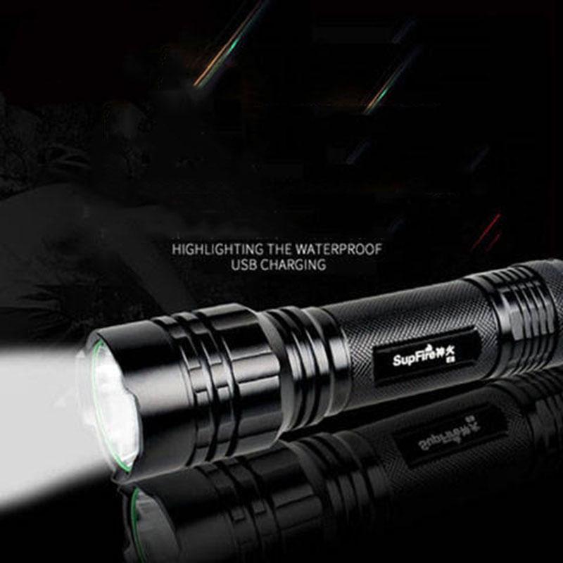 E8 Bright Flashlight Rechargeable Super Bright Special Forces Waterproof 5000 Multi-function Long-range Outdoor Bright Light