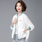 Embroidered Sun Protection Clothing Women's Long-sleeved Spring and Summer Light and Breathable Short Coat All-match Loose Anti-snoring Clothing Top