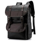 Men's Backpack PU Rucksack British Style Student Schoolbag