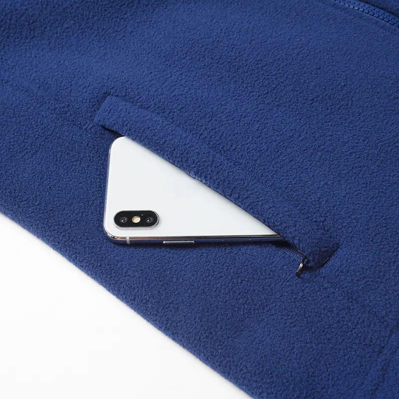 Middle-aged and Elderly Men's Jacket Autumn and Winter Plus Velvet Thick Cotton Coat Warm Fleece Jacket