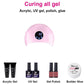 Gel Nail Polish Starter Kit 36W UV Nail Dryer Top Base Coat Manicure Nail Tools Primer Nail Art Set