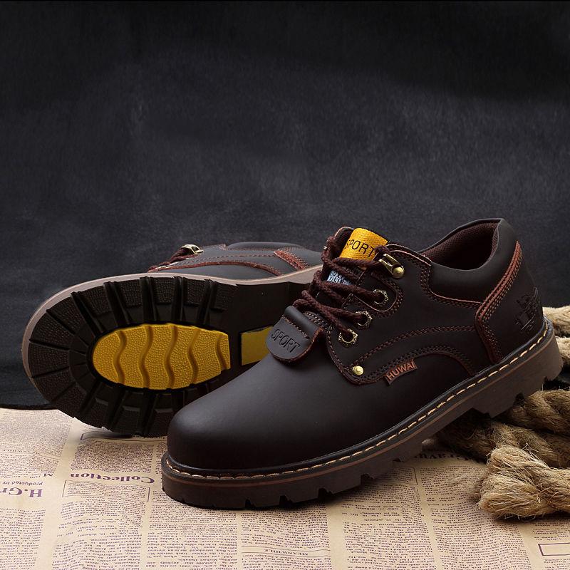 Autumn and Winter Shoes Women Men  Plus Velvet Cotton Shoes Couple Martin Boots Leather Casual Shoes