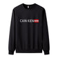 Spring and Autumn Round Neck Sweater Men's Pullover Long-sleeved Loose Large Size Top Clothes Bottoming Shirt Youth Trend Men's Clothing