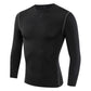 Long-sleeved Men's Tights Quick-drying Compression Shirts High-elastic Wicking Sports Long-sleeved Tops To Keep Warm
