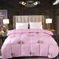 Down Quilt White Goose Down Quilt Thick Warm Winter Quilt Dormitory Students Universal Quilt for All Seasons