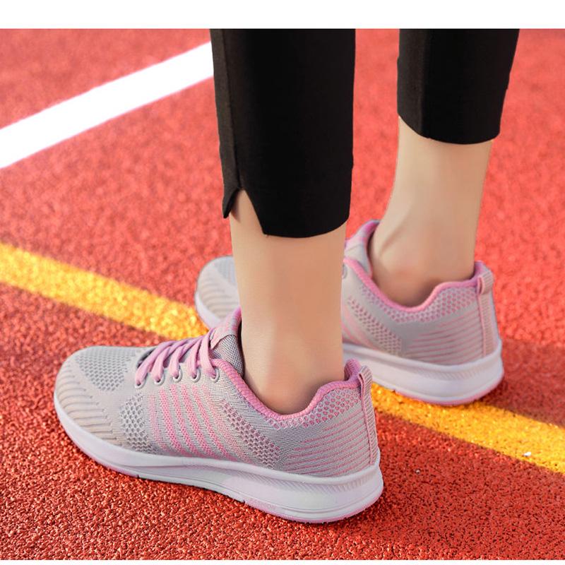 Light Super Women's Shoes Breathable Mesh Summer Sneakers Outdoor Casual Running Shoes Female Walking Shoes