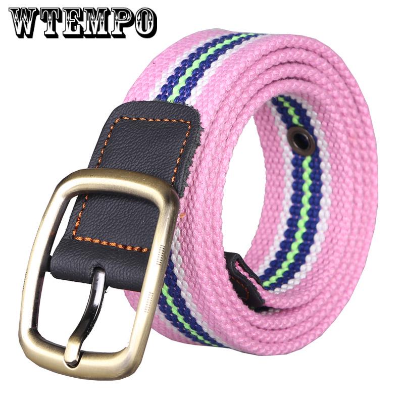 Elastic Stretch Waist Belt Canvas Stretch Braided Woven Leather Belt Wide Metal Stretch Belt