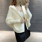 Hooded Sweater Winter Thickening Long-sleeved Loose Casual Fashion Bat Shirt Blouse