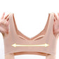 Women's Solid Color Seamless Beautiful Back Underwear Female No Rims Lace Bra Anti-sagging Vest