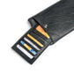 Business Long Wallet Men Women Anti-theft Zipper Dark Buckle Leather Card Package Clutch Coin Bag