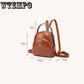 Genuine Leather Backpack Backpack Travel Backpack Fashion Backpack Schoolbag For Women