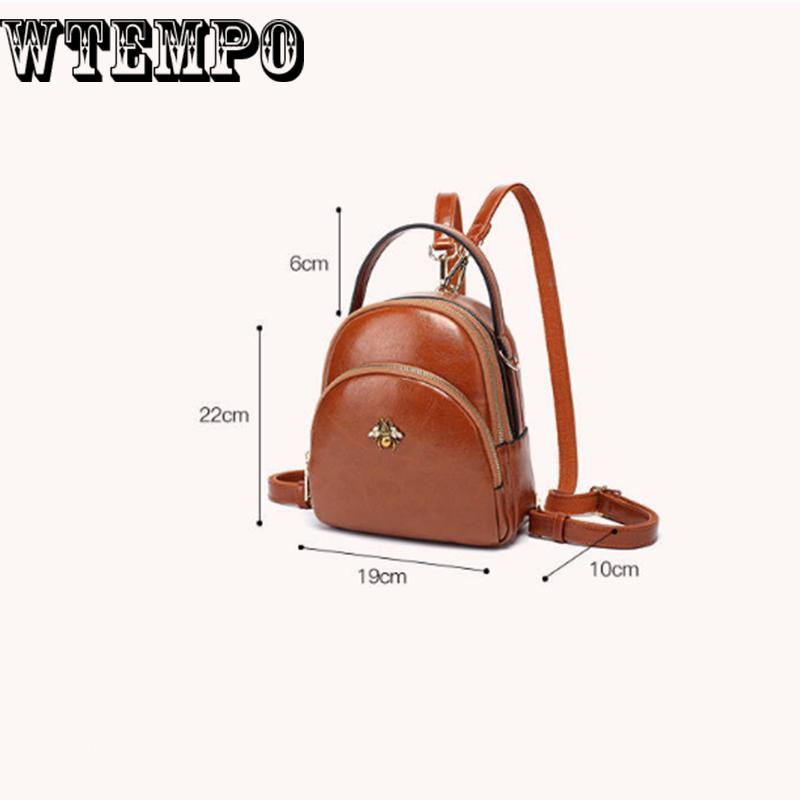 Genuine Leather Backpack Backpack Travel Backpack Fashion Backpack Schoolbag For Women
