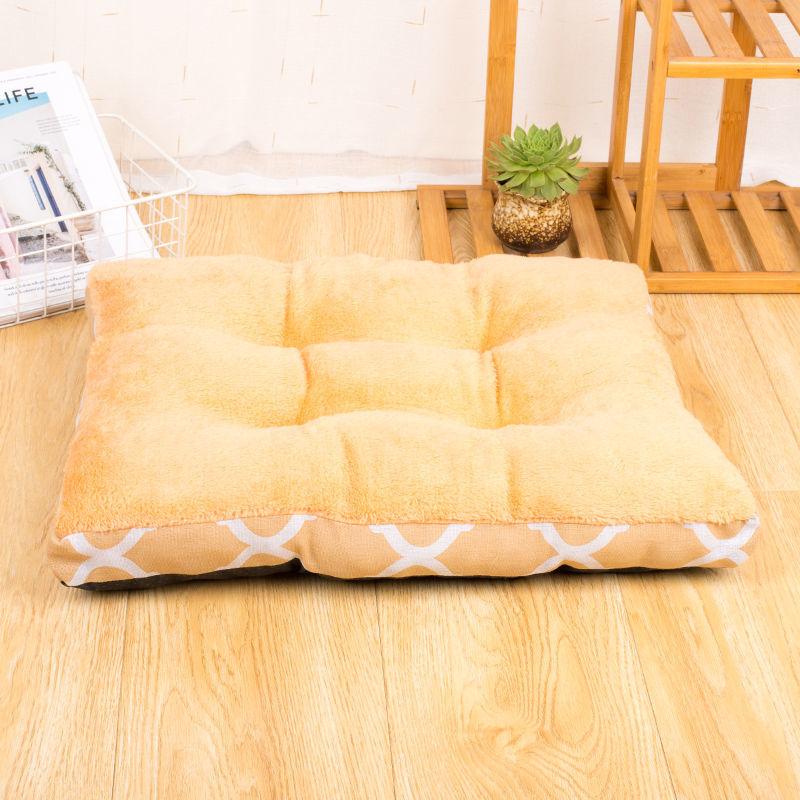 Pet Dog Woven Pad Cat Mi Autumn and Winter Thickened Mat Medium Small Dog Sleeping with Sofa Bed Sleeping Pad