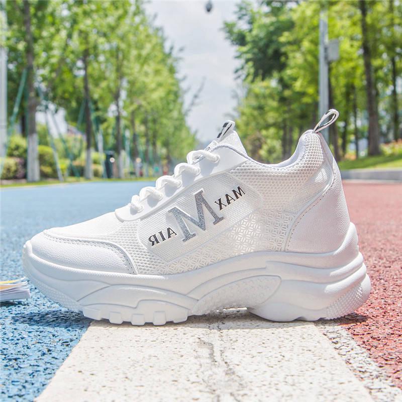 Ladies Glitter Chunky Sneakers Platform Casual Dad Shoes Sneakers Women Shoes Trainers Basket